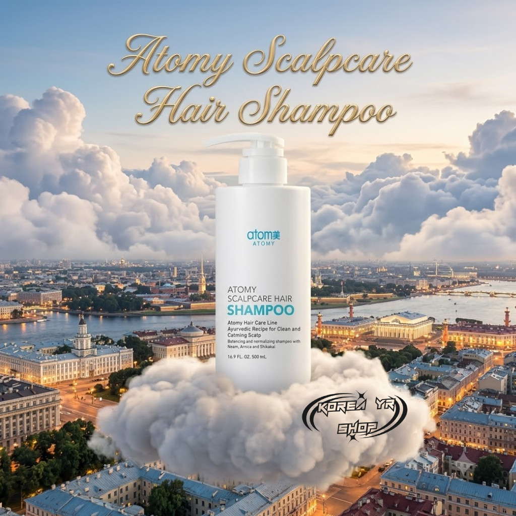 Scalp Care Hair Shampoo 500ml Original Korea BPOM - Atomy, Solusi Ketombe & Rambut Rontok