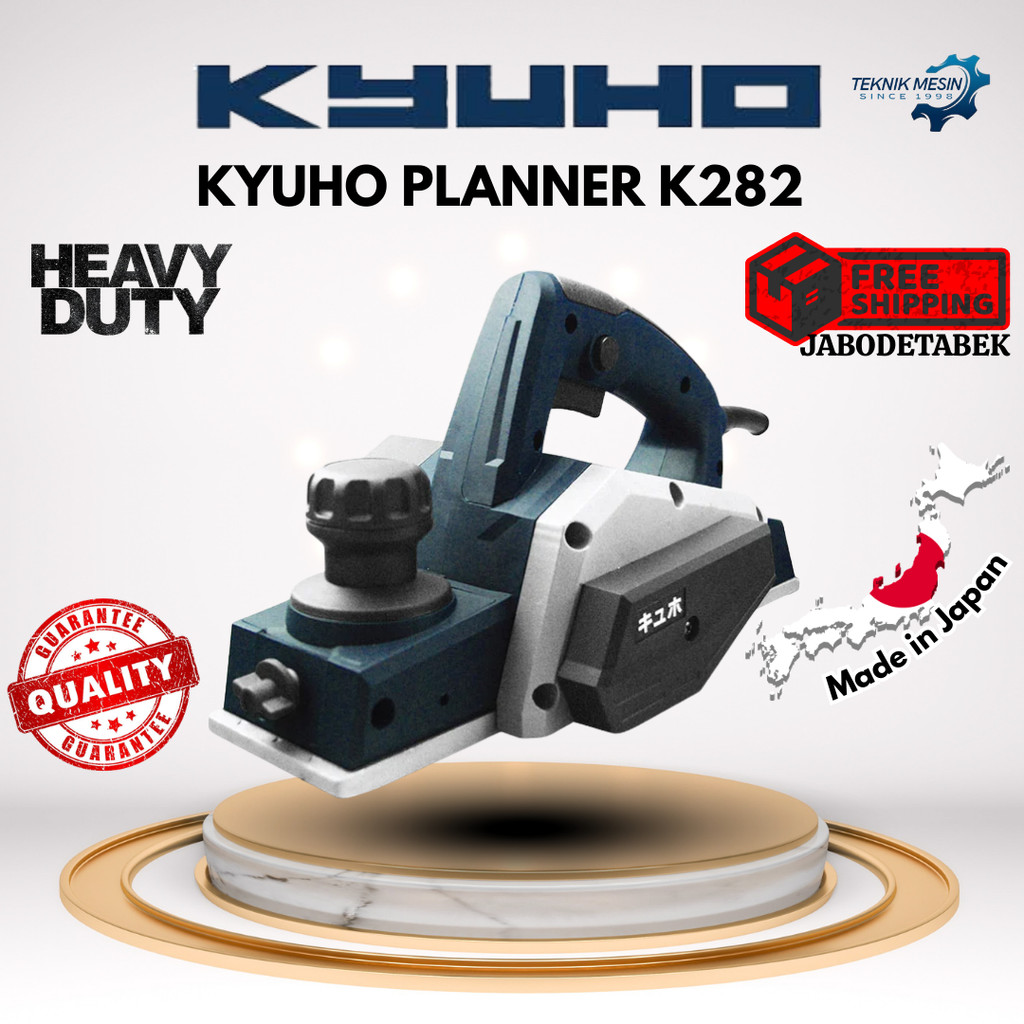 KYUHO  PLANNER K282 / MESIN PLANER KYUHO / MESIN SERUT KAYU / MESIN KETAM