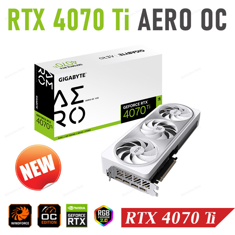 Gigabyte RTX 4070 Ti AERO OC 12G GDDR6X Graphics Nvidia RTX 4070Ti