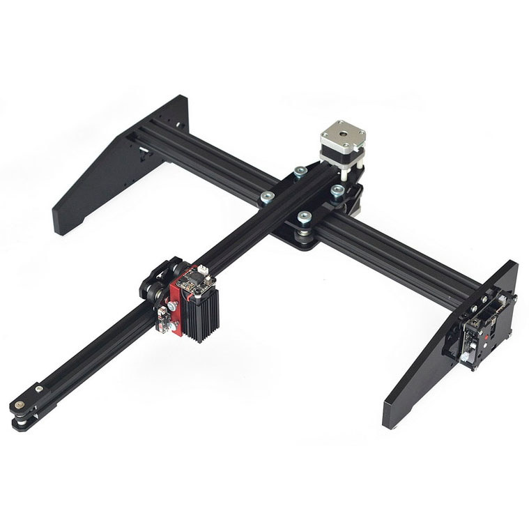 Mesin Laser Engraving CNC DIY Grafir Ukir Kayu Akrilik Kulit Metal 2500mW 38x26cm TwoWin 3826