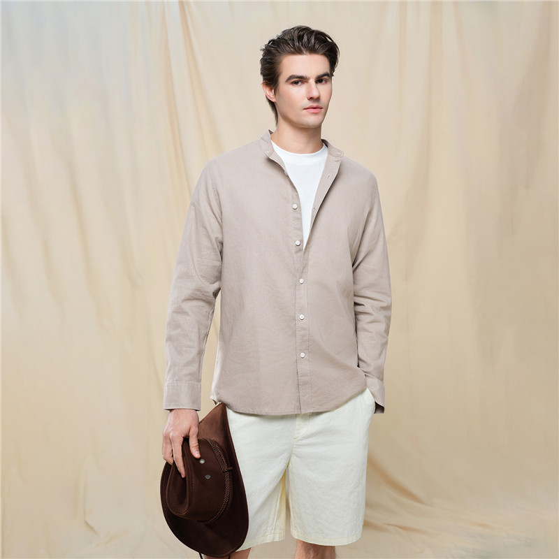 Giordano Men's Linen Shirt 0104623340