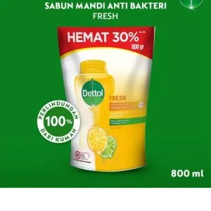 Dettol Body Wash 800ml Sabun Mandi Cair +antiseptic 800ml