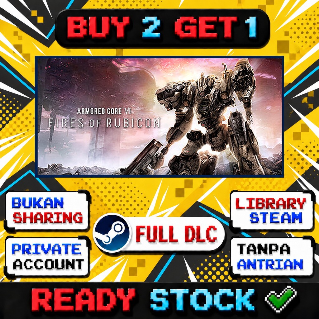 ARMORED CORE VI FIRES OF RUBICON Private Steam Promo Beli 2 Gratis 1