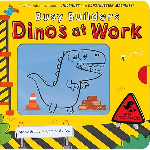 Children Book - Busy Builders Dinos at Work - 9781801047418