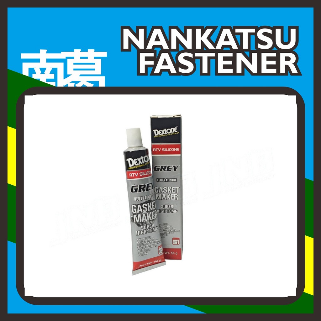 Lem Dextone Gasket 50gr Besar Maker RTV Neutral Silver Grey