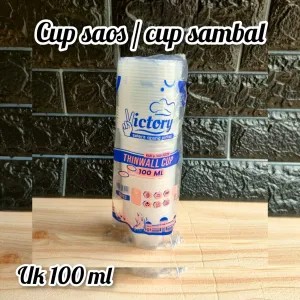 cup saos 100 ml / thinwall cup puding 100ml