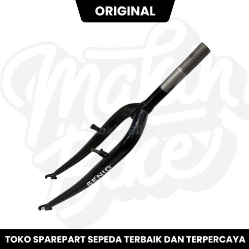 Genio Fork Garpu Sepeda MTB Federal 26 Drat Ulir 25.4 Insert 22.2 Besi Hitam