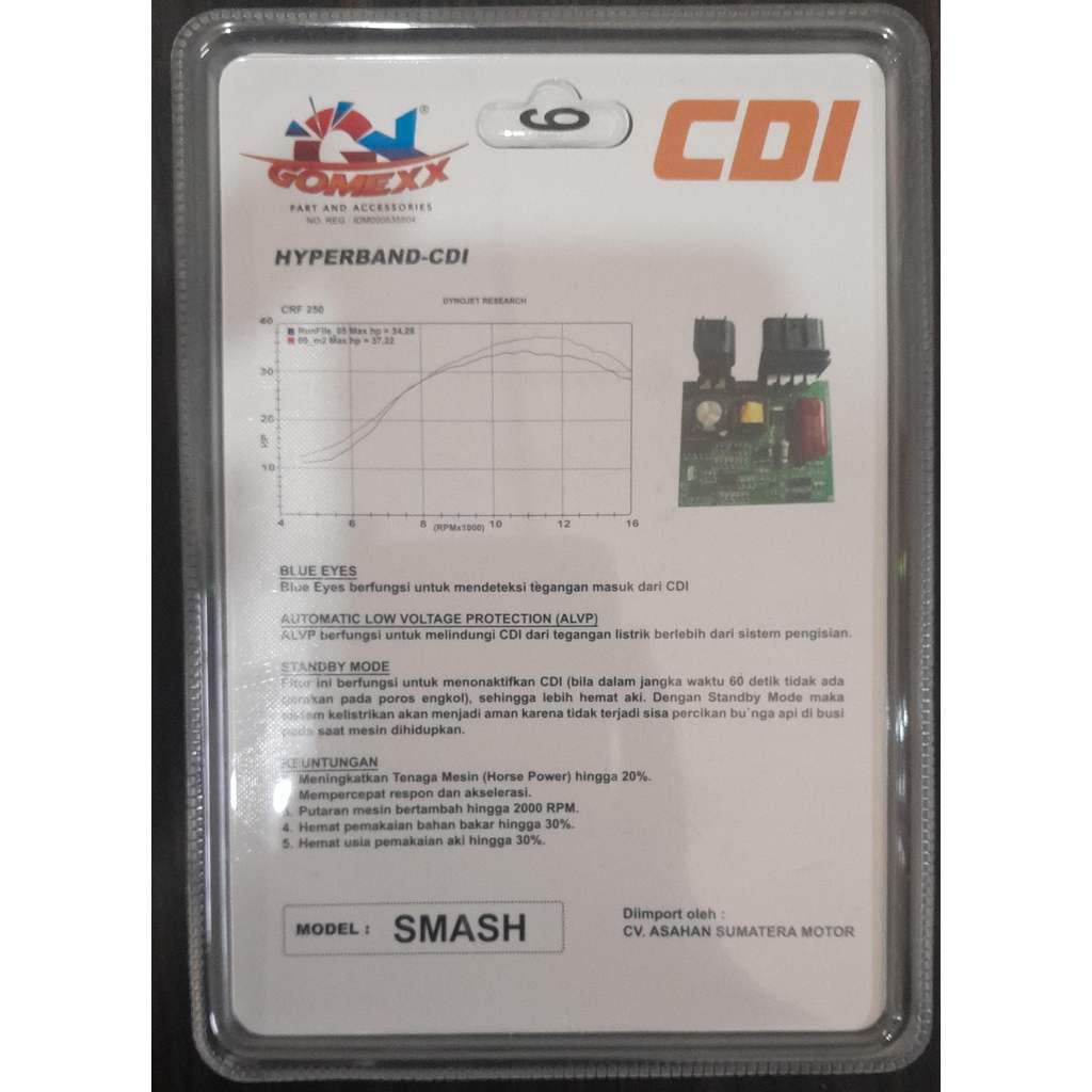 #PROMO# GOMEX Cdi Motor Racing No Limit Assy Racing Smash/Smash New/Sky Wave/Sky Drive