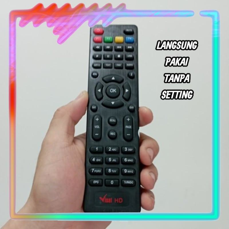 Remot Remote Reciever Parabola HD Pengganti Tanpa Setting Visat HD-Q1 Ultimate (LANGSUNG PAKAI)