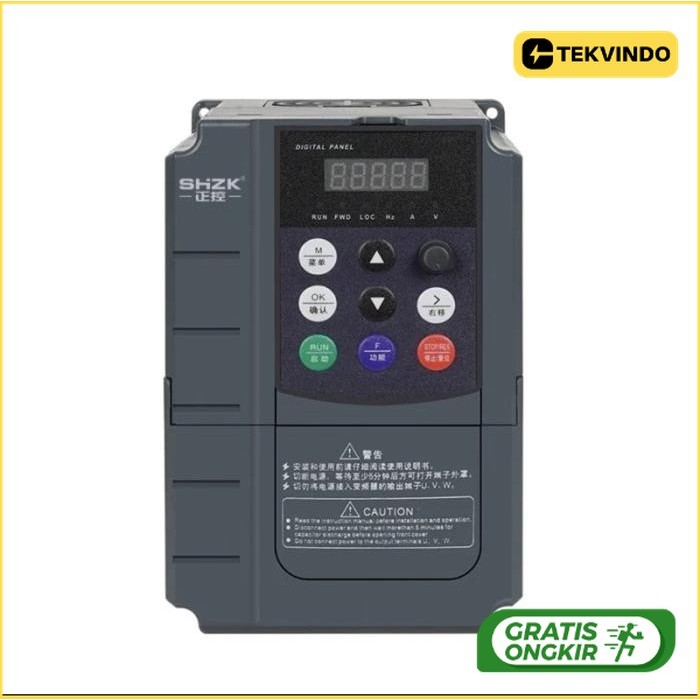 Motor Inverter 1.5KW AC 220V 1P - 380V 3P Single Phase Three Phase VFD