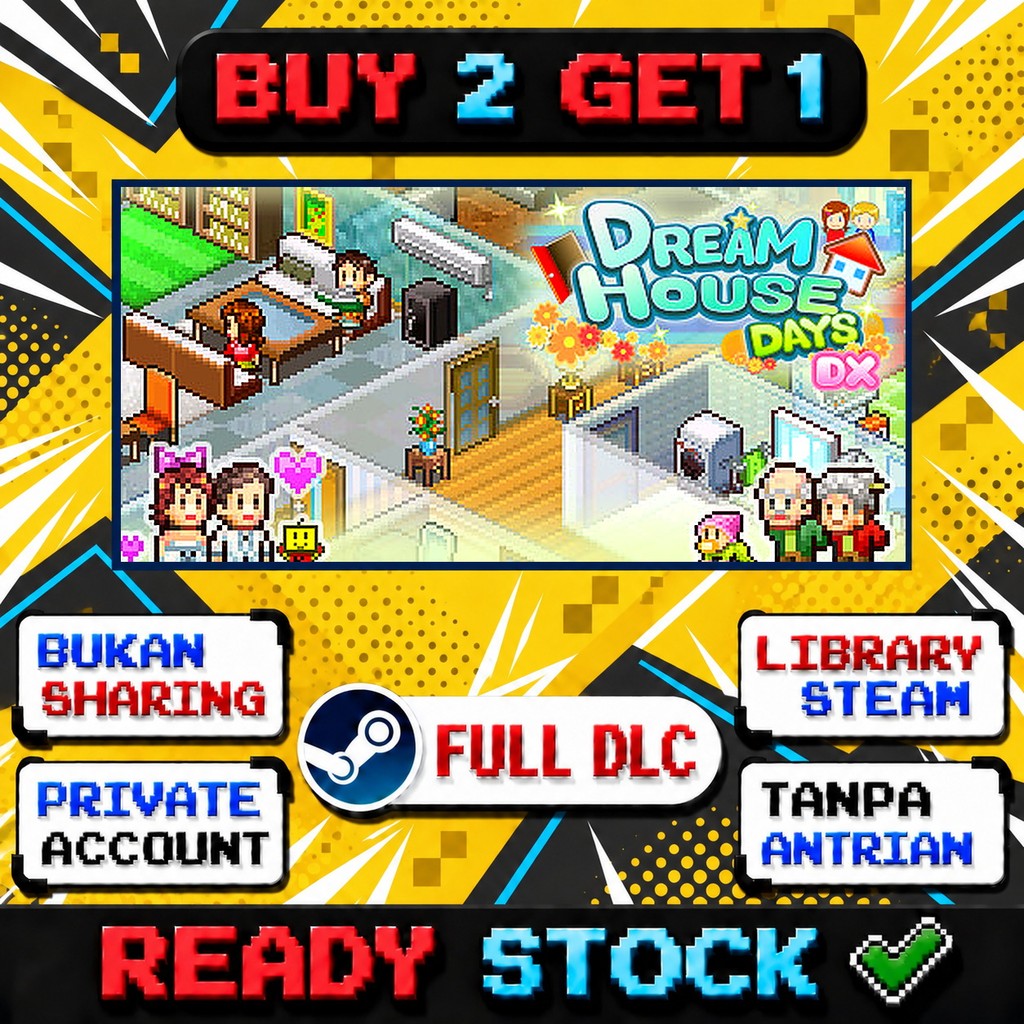Dream House Days DX Private Steam Promo Beli 2 Gratis 1