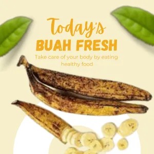BUAH PISANG TANDUK BUAT BESOK MATANG 1per pack