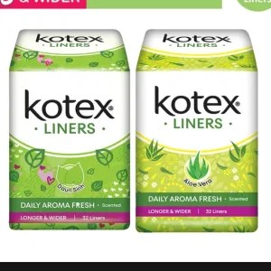 Kotex Pantyliner Pembalut tipis 32s Twinpack Scented 1kg