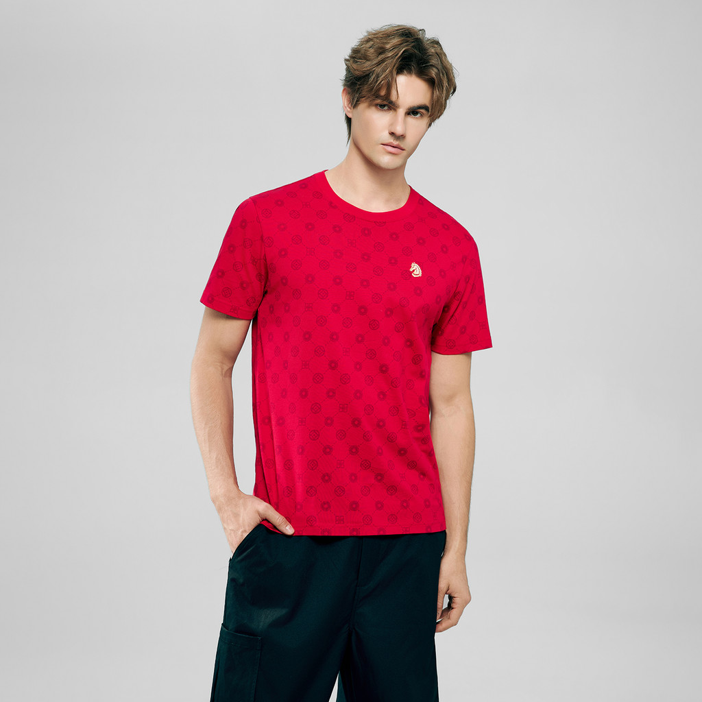 Giordano Men's CNY Printed Tee  0109624380
