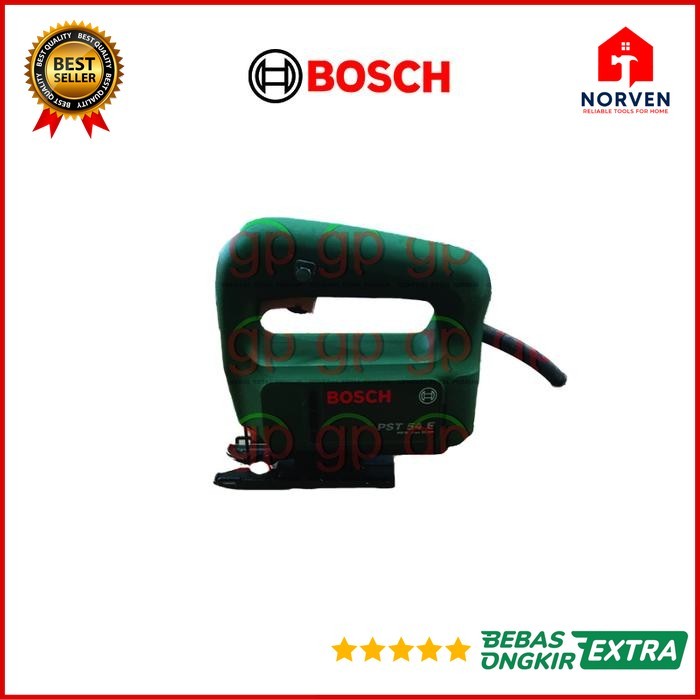 MESIN GERGAJI LISTRIK BOSCH PST54E MESIN POTONG KAYU PST 54E JIG SAW PST 54 E JIGSAW