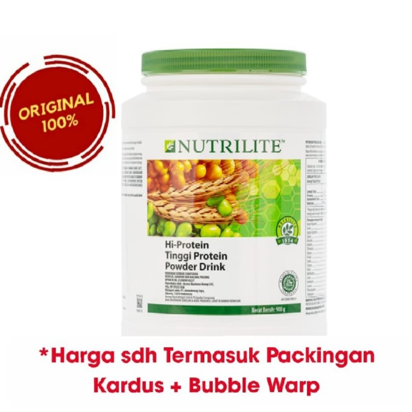 AMWAY Hi Protein all plant family size ASLI 100% Nutrilite  900gr (033)