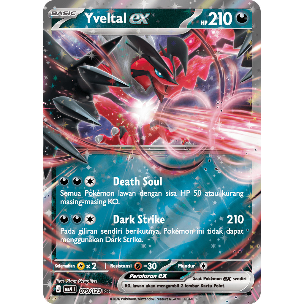 Yveltal EX Pokemon TCG Indonesia