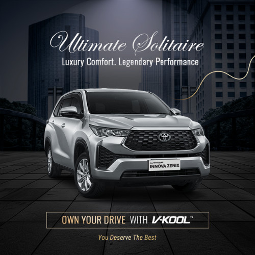 Kaca Film V-KOOL Ultimate Solitaire TOYOTA INNOVA ZENIX Depan VK30