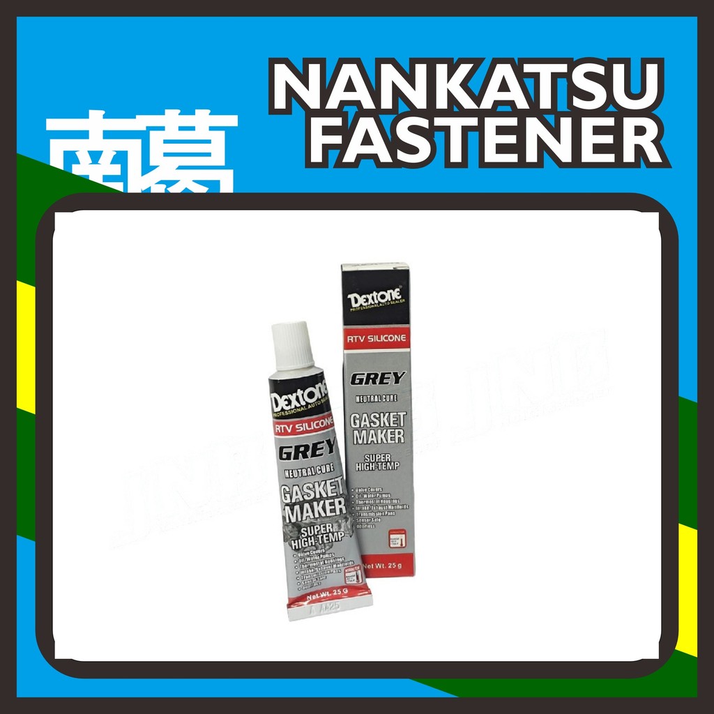 Lem Dextone Gasket 25gr Kecil Maker RTV Neutral Silver Grey