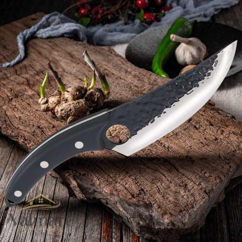 VHC BUCK Elf Pisau Daging Tajam Stainless Steel 5Cr15 Forged Butcher Knife - JYI-77 Original