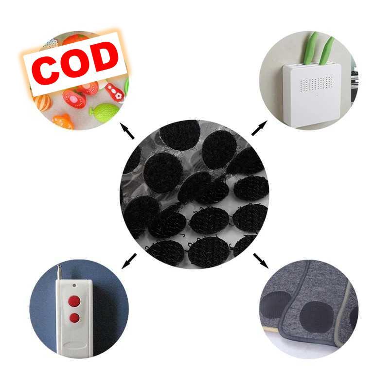 Velcro Bulat Velcro Perekat Velcro Tempel Stiker Perekat Serbaguna Perekat Kuat Velcro Multifungsi H