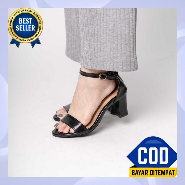 Heels Wanita Hak Runcing Model Jepit Kecil Haiheels Cewek Hak Tahu Hels Hak Kaca Haihils Wanita Mura