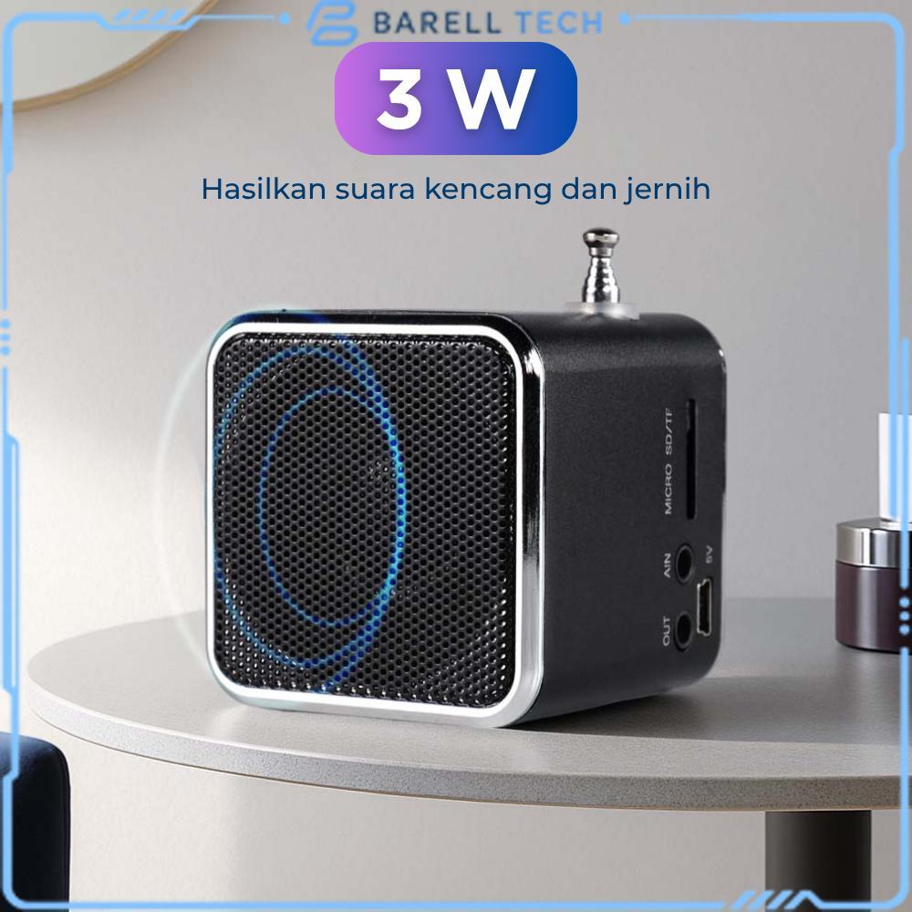 Speaker Bluetooth NBY Portable Mini MP3 Player FM Radio 3W - TD-V26. Fitur utama: suara jernih, port