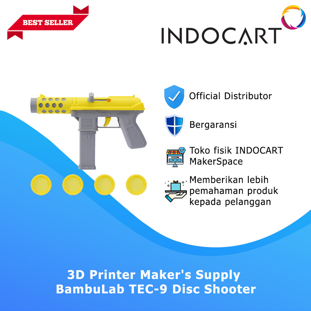 3D Maker's Supply Parts BambuLab TEC 9 Disc Shooter