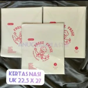 Kertas bungkus putih/kertas nasi KFC 22,5 x 27