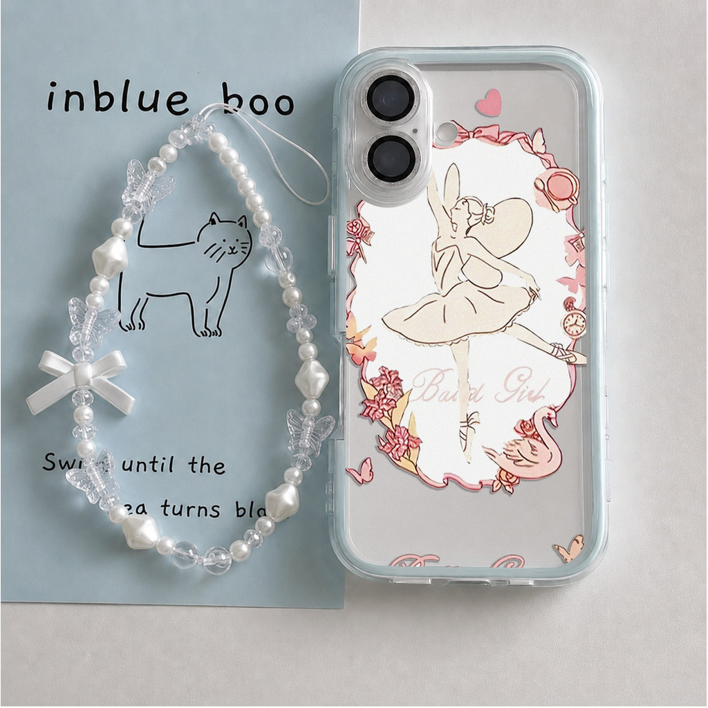 Mewah Manis Gadis Balet Kartun Casing Iphone 17 Pro Max 13 Pro Max11 14 Pro Max 13 Pro Max 14 Plus 1