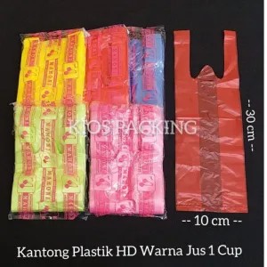 Plastik Kantong Cup JusWarna