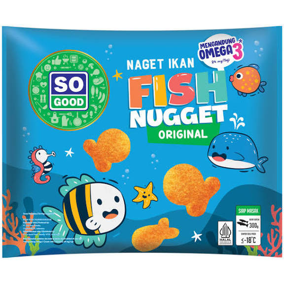 SO GOOD FISH NUGGET 300GR NAGET IKAN HALAL