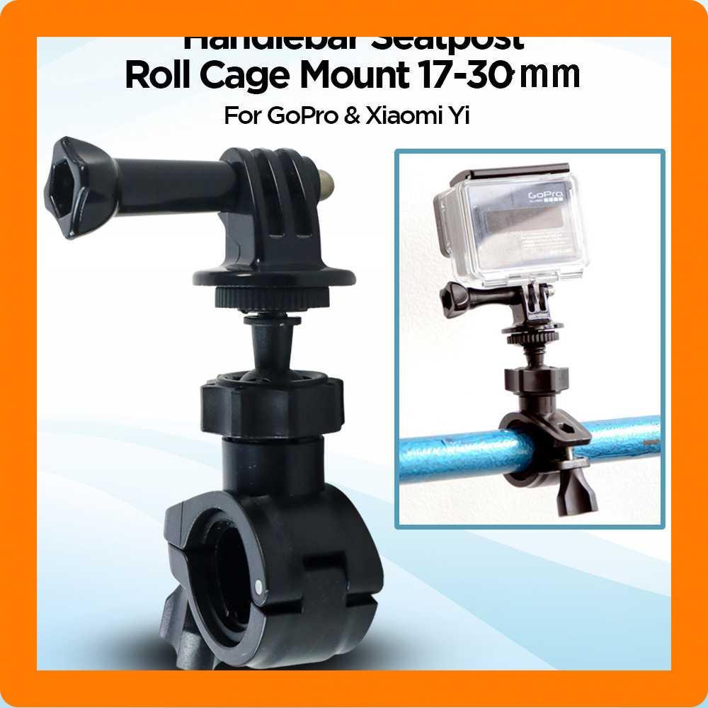 Dudukan Kamera Action Cam Handlebar Sepeda Motor 17-30mm 360 Derajat - XTGP01