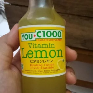 You C1000 botol Kaca Lemon/orange