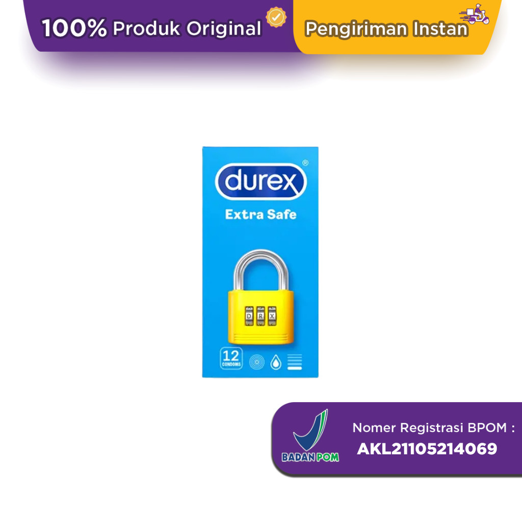 Kondom Durex Extra Safe Isi 12