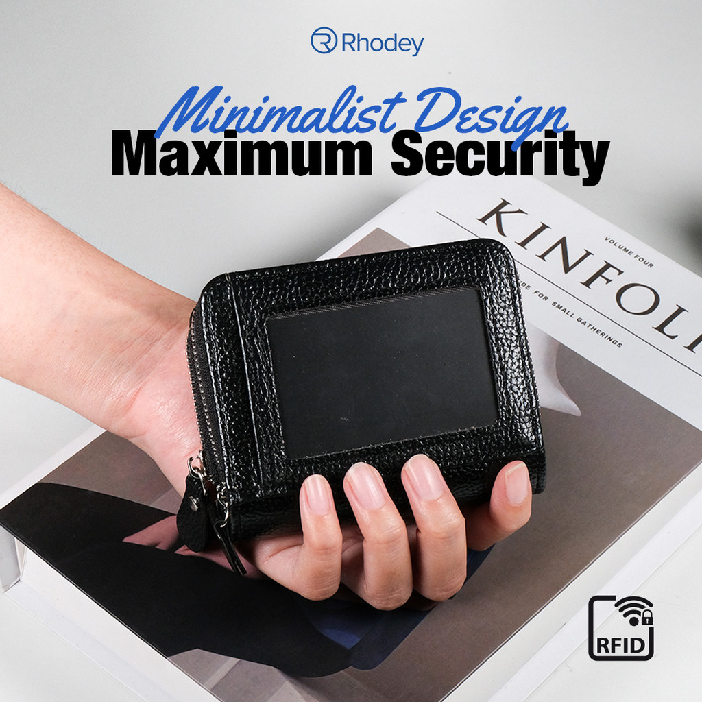 Rhodey Dompet Kartu Anti Magnetik RFID - 2323
