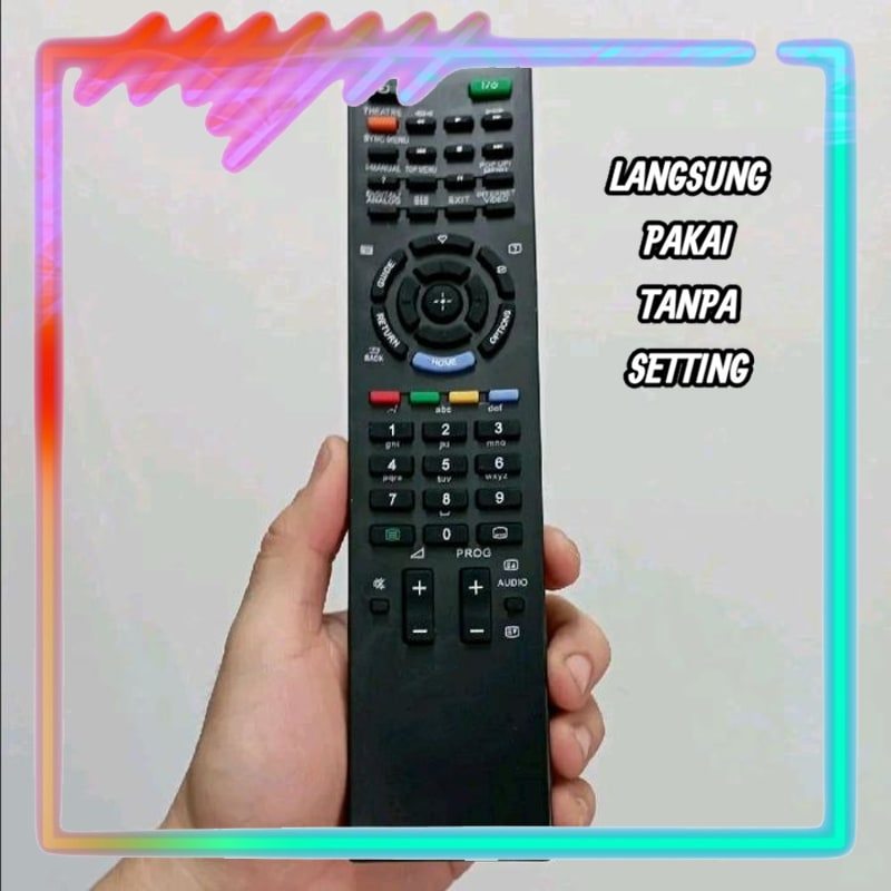 Remot Remote TV Universal Tanpa Setting Sony KDL-24EX320 KDL-24EX325 KDL-26EX320 KDL-32EX320 KDL-32E