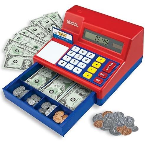 Learning Resources Pretend & Play Calculator Cash Register Toy