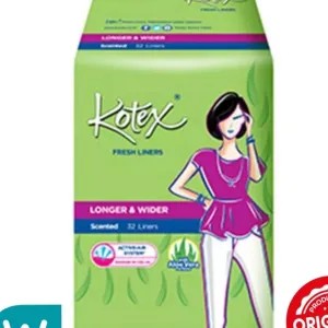 Kotex Panty Liner Pembalut Tipis Long N Wide 32s 200g