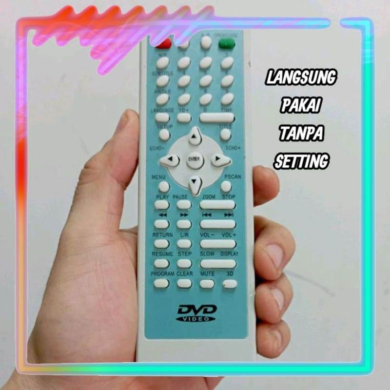 Remot Remote DVD MPEG4 China Universal Tanpa Setting BM Multi 100-in-1 GMC Kawachi Crystal Akira Ich