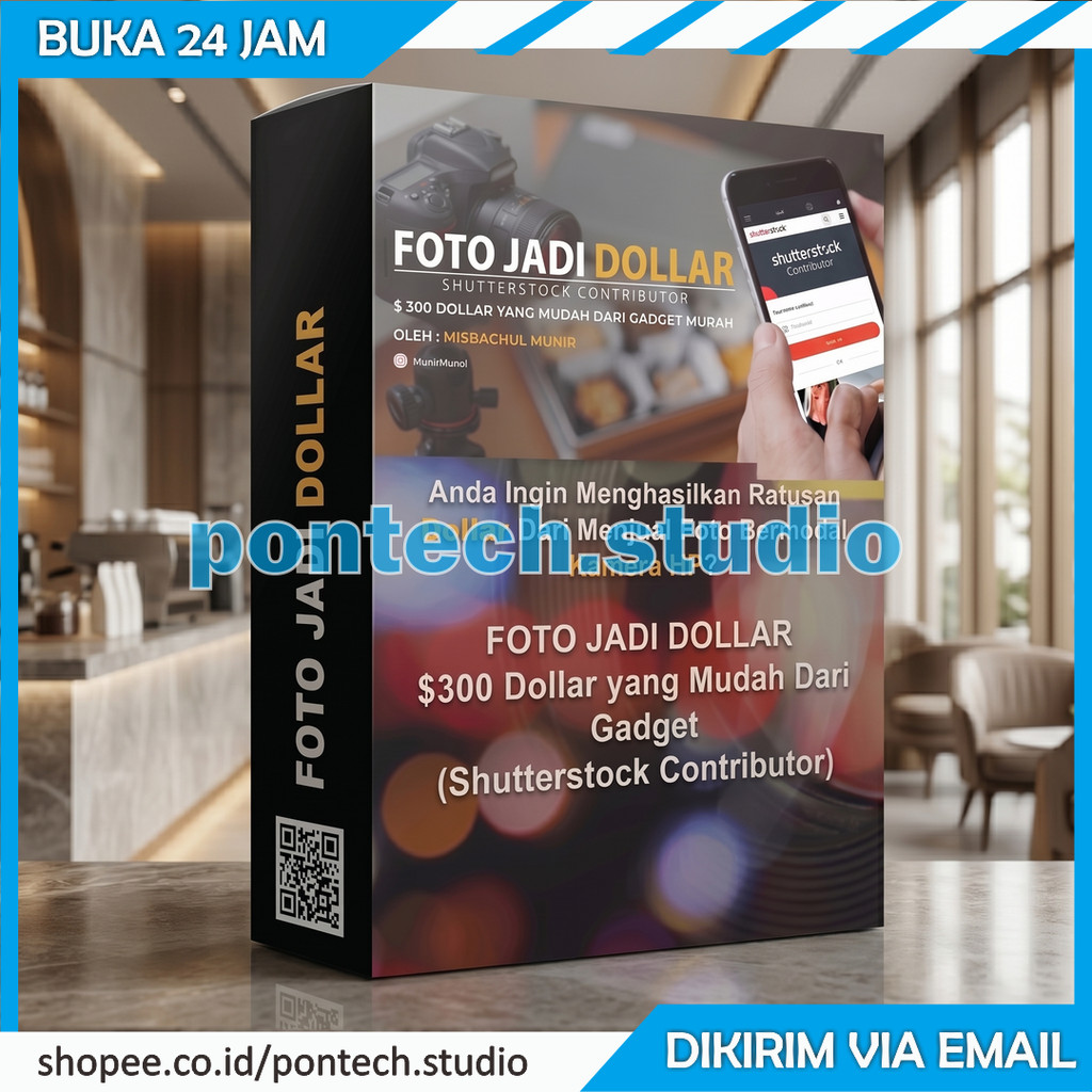 Ecourse Foto Jadi Dollar - Dapatkan Ratusan Juta Dollar Dari Jualan Foto Modal Hp