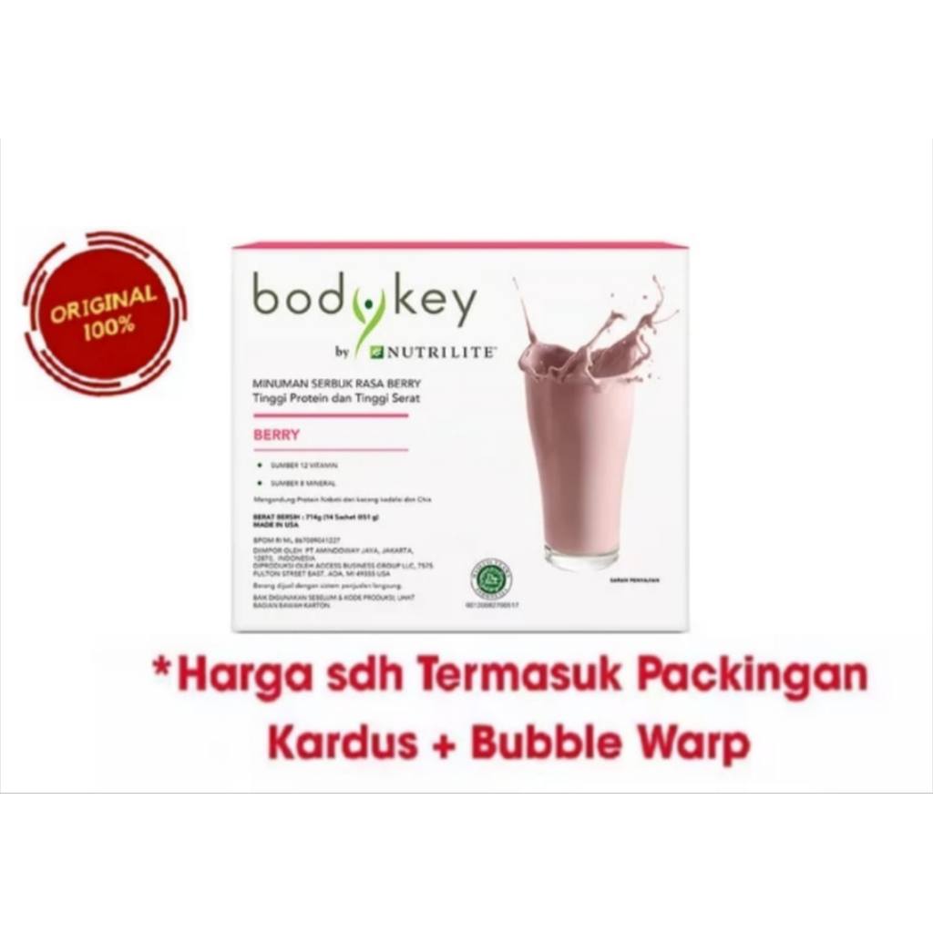 Nutrilite Bodykey / Body Key Berry  Amway 100% asli (022)