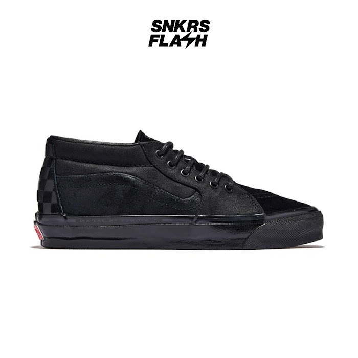 VANS Premium Sk8 Mid Reissue 83 Mg Lx Tdc Black Sepatu Sneakers Unisex - VN000E7JCJI
