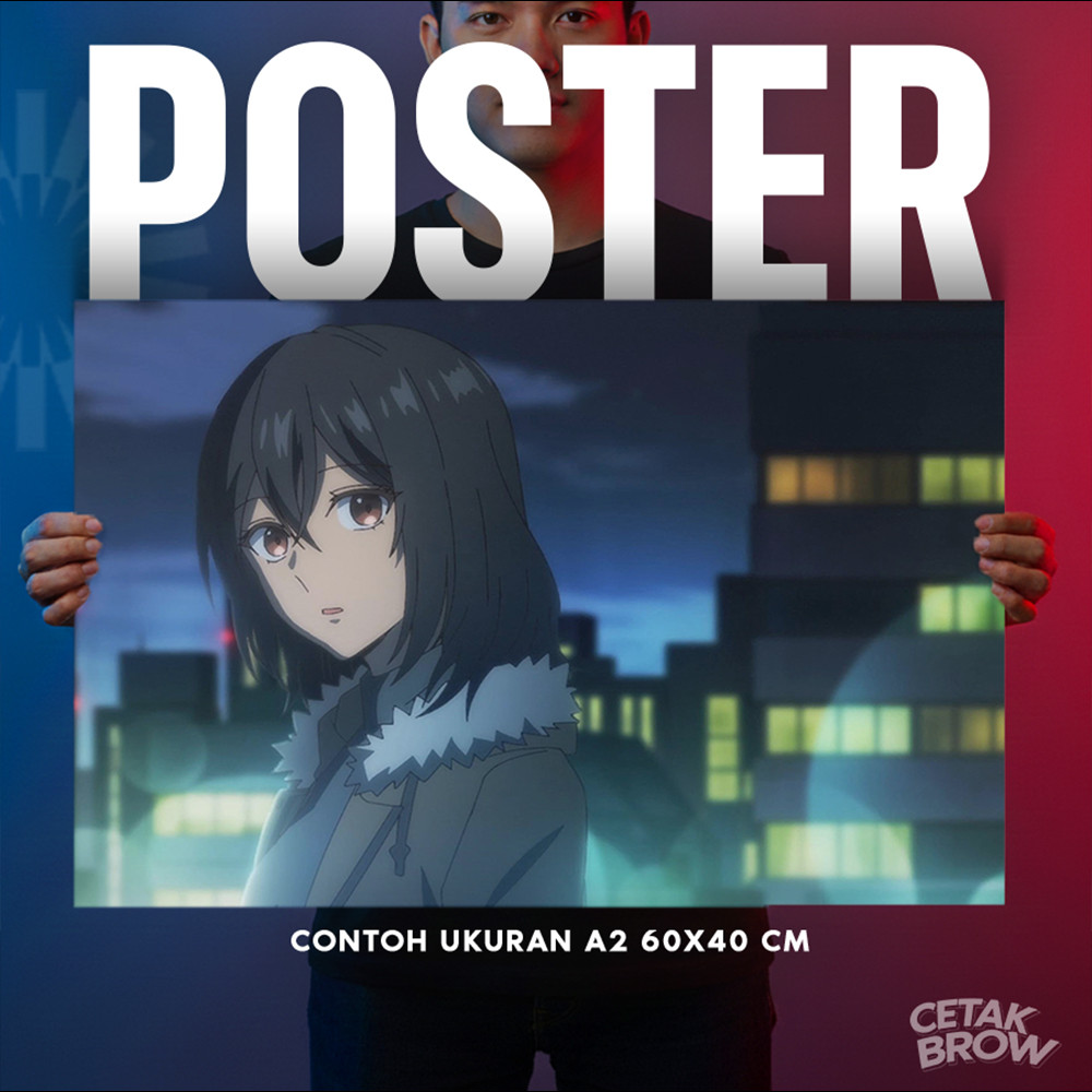 Poster Manhwa Style Art Raeliana High Definition Webtoon Illustration Vivid Color Bisa Cetak Custom 
