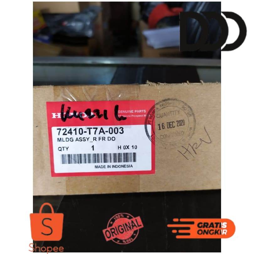 List Kaca Weather Strip Pelipit Jendela Luar Honda HRV o