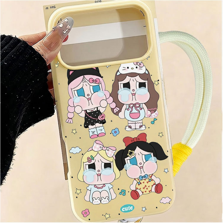 [Set Strap] Kartun Lucu Unik Case Redmi A7 Pro 15C 15 Note 14 14C 13 13C 13X Case