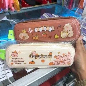 tempat pensil/ kotak pensil/ dusgrip capybara kokoh