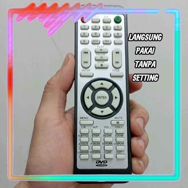 Remot Remote DVD Universal Tanpa Setting Tonzu BMS Zumatzu Teckyo I-Luv Gamma Viar GMC BM-081Q BM-02