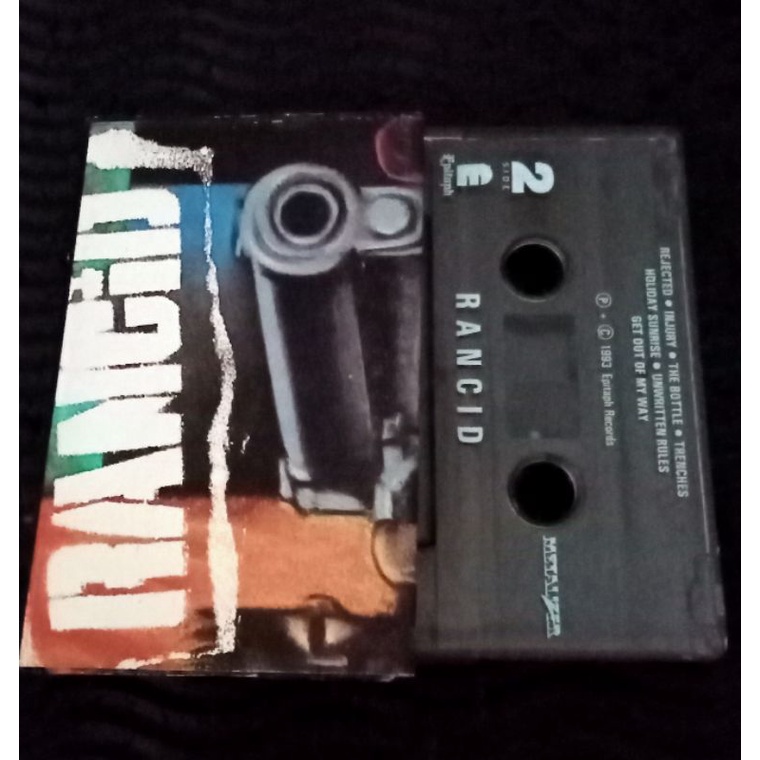 Kaset Pita Cassette Tape Rancid - rancid - punk rock
