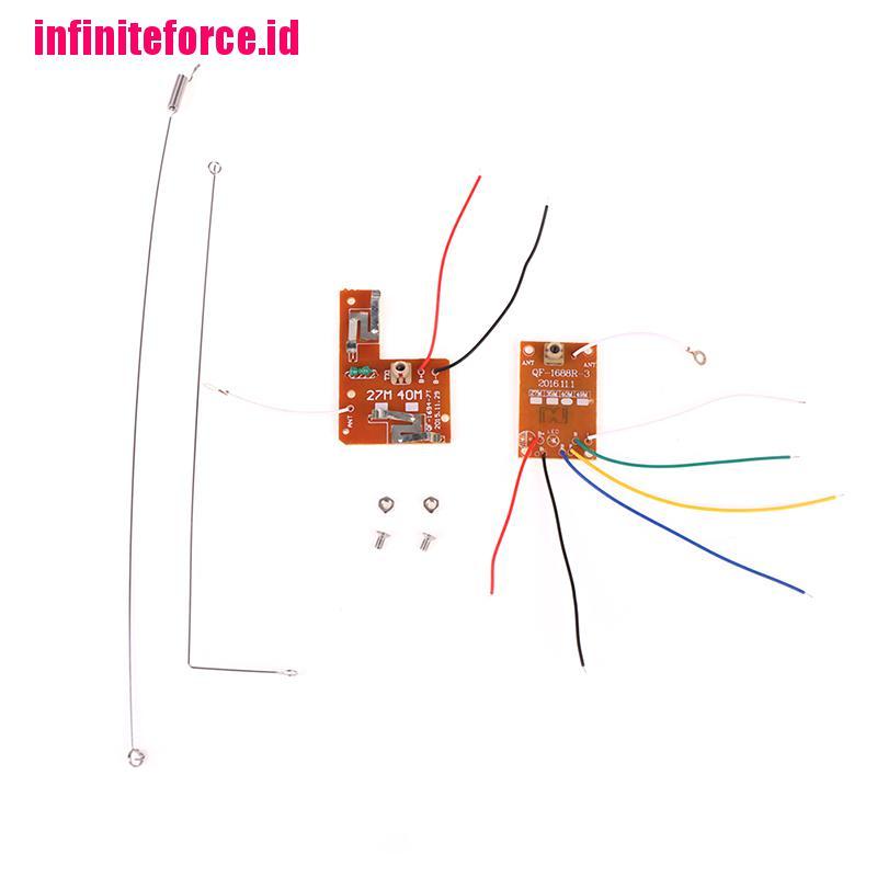 4CH 27MHZ remote control circuit board pcb transmitter receives antenna toys